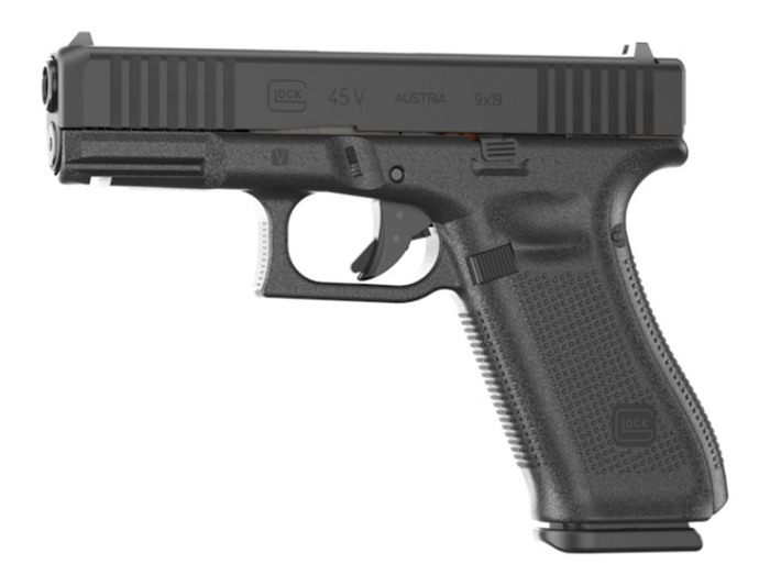 GLOCK PV4550201 G45 V Crossover 9mm Luger 10+1 4.02in Black GMB Barrel, nDL view 2