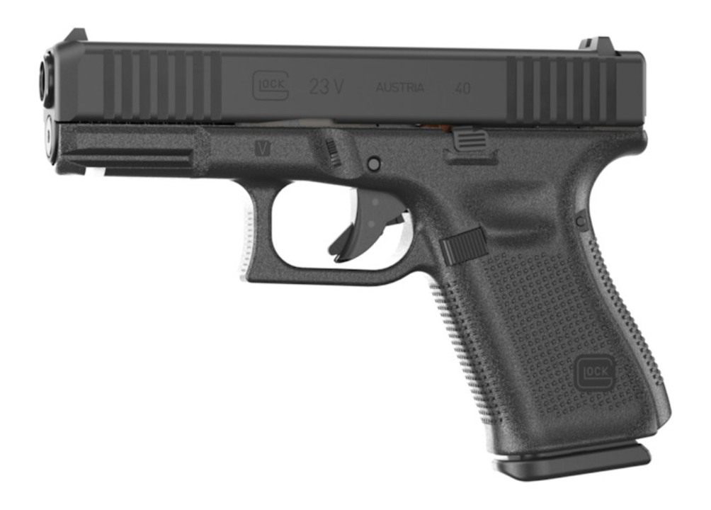 GLOCK PV2350203 G23 V 40 S W 13+1 4.02in Black GMB Barrel, nDLC Steel Serra view 2