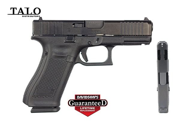 GLOCK 45 V 9MM LUGER FS COMPENSATED 10-SHOT BLACK TALO
