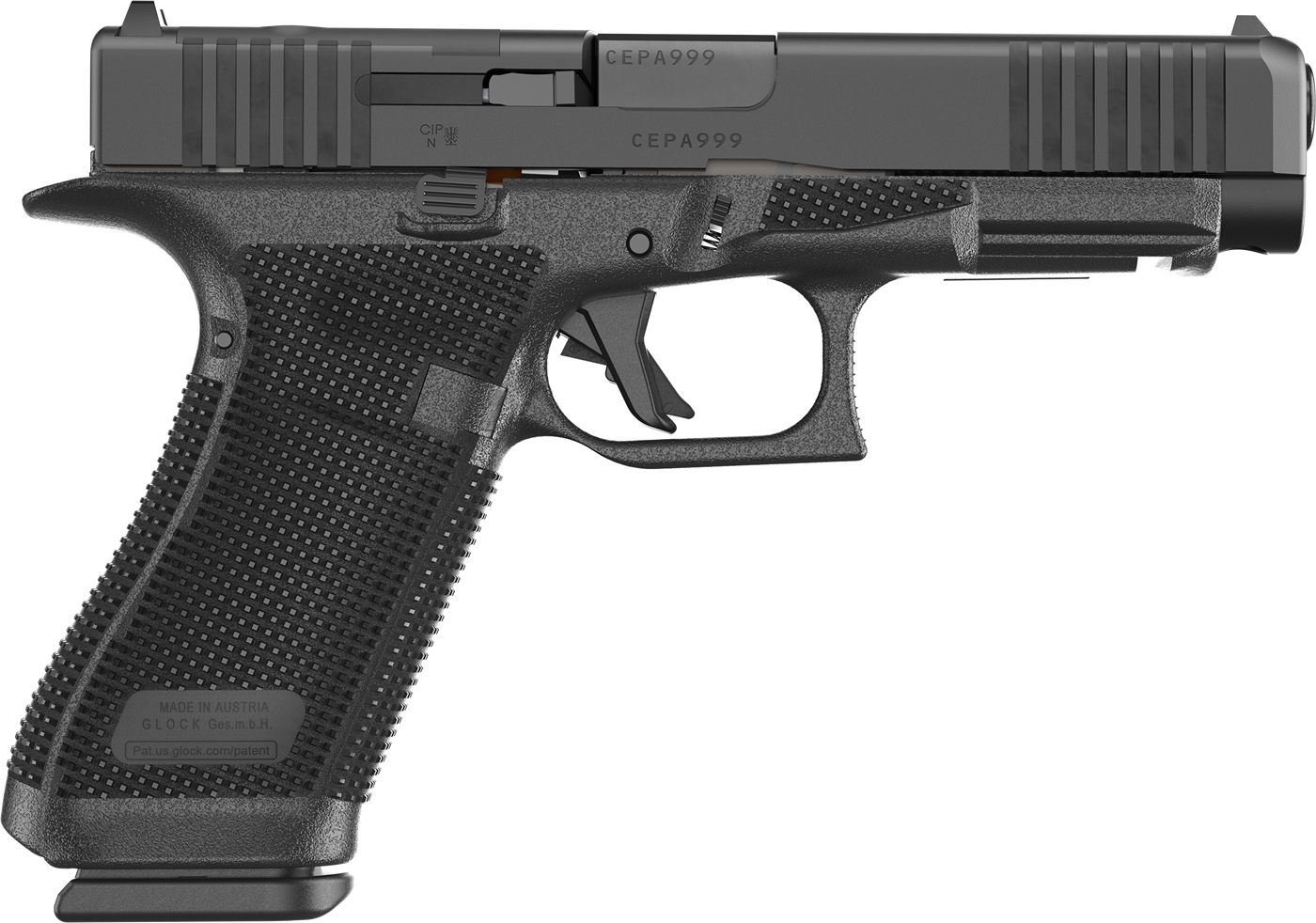 Glock 17 Gen 6 Handgun 9mm Luger 10rd Magazines(3) 4.49in Barrel Black Opti view 2