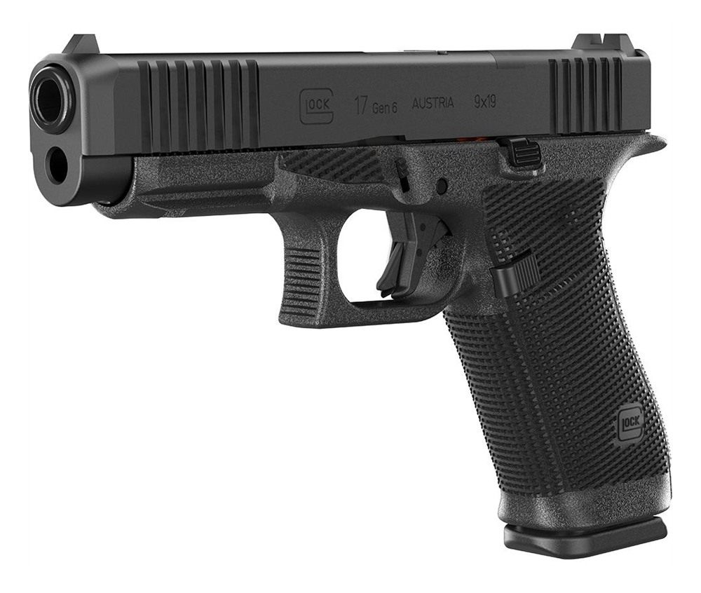 Glock 17 Gen 6 Handgun 9mm Luger 10rd Magazines(3) 4.49in Barrel Black Opti view 3
