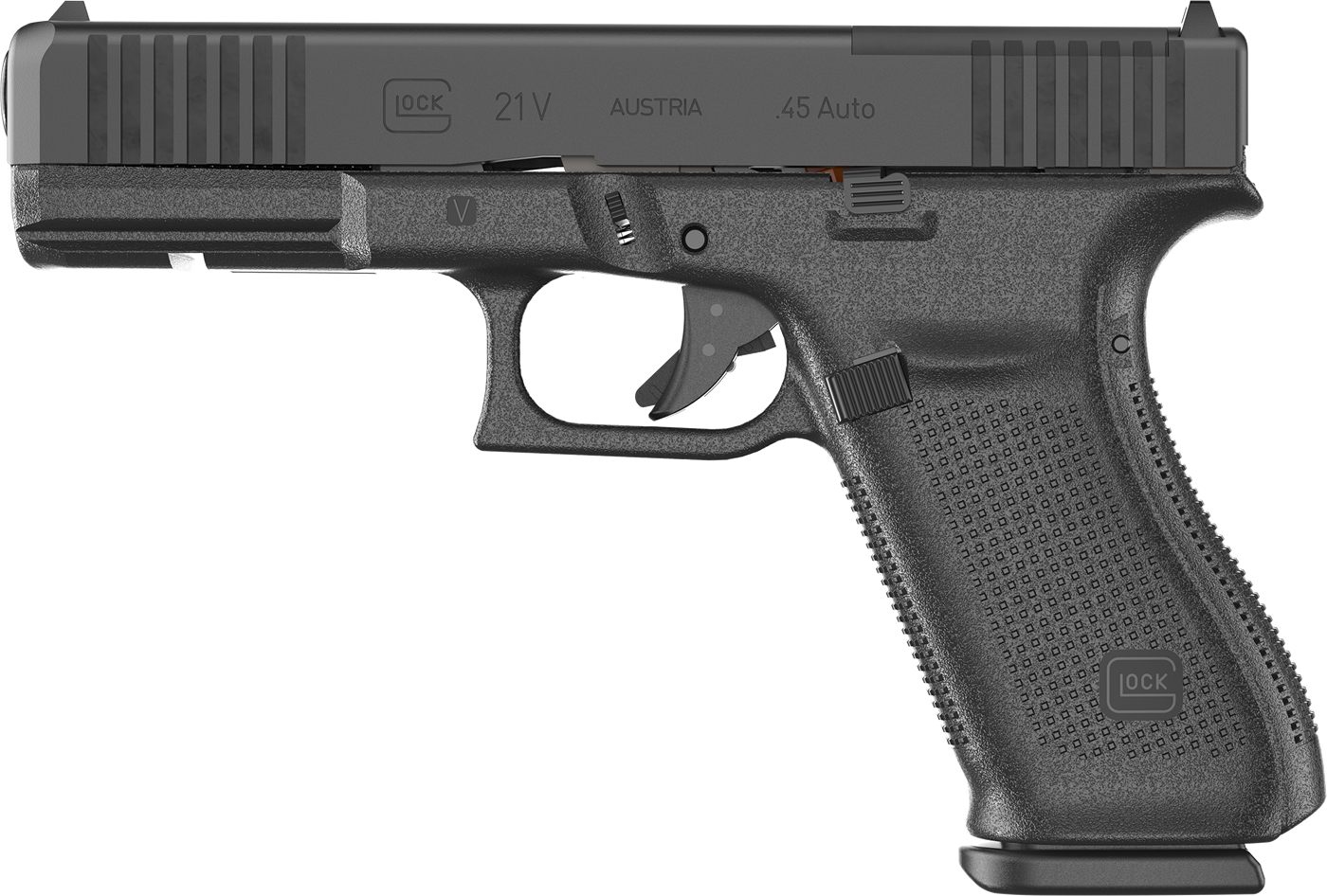 Glock UV2150201MOS G21 V MOS Full Size 45 ACP 10+1 4.61in Black GMB Barrel