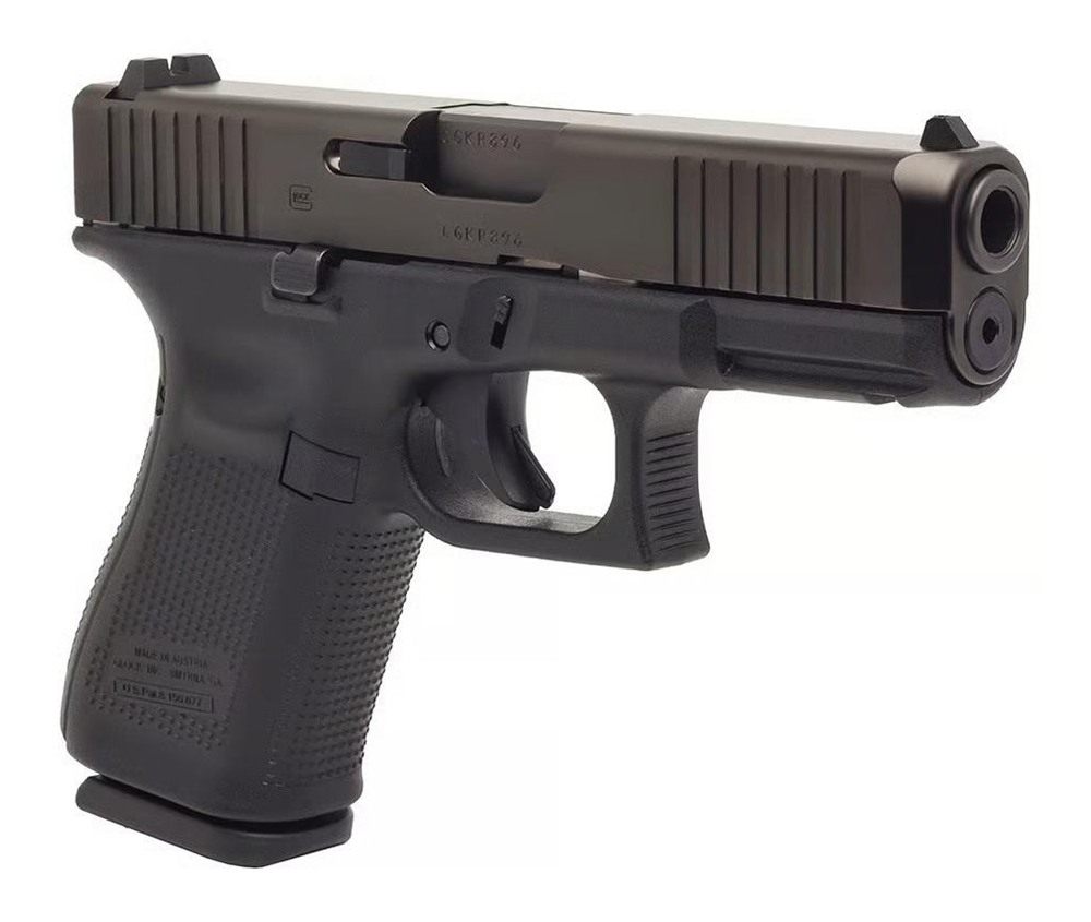 GLOCK UV1950203 G19 V Compact 9mm Luger 15+1 4.02in Black Barrel Steel Serr