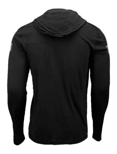 GLOCK HOODED PERFORMANCE LONG SLEEVE SHIRT 2XL BLACK view 2