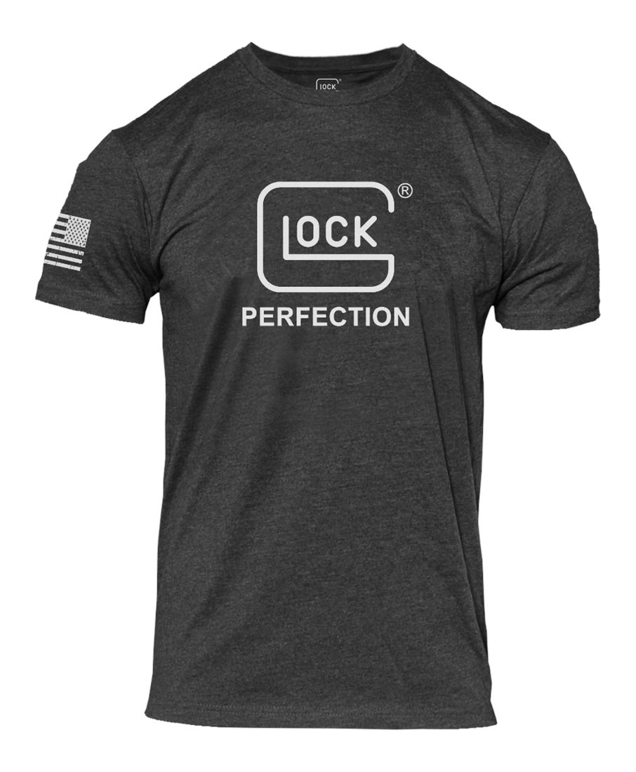 Glock Glk Ap96386 Perfection Tee M Charcoal
