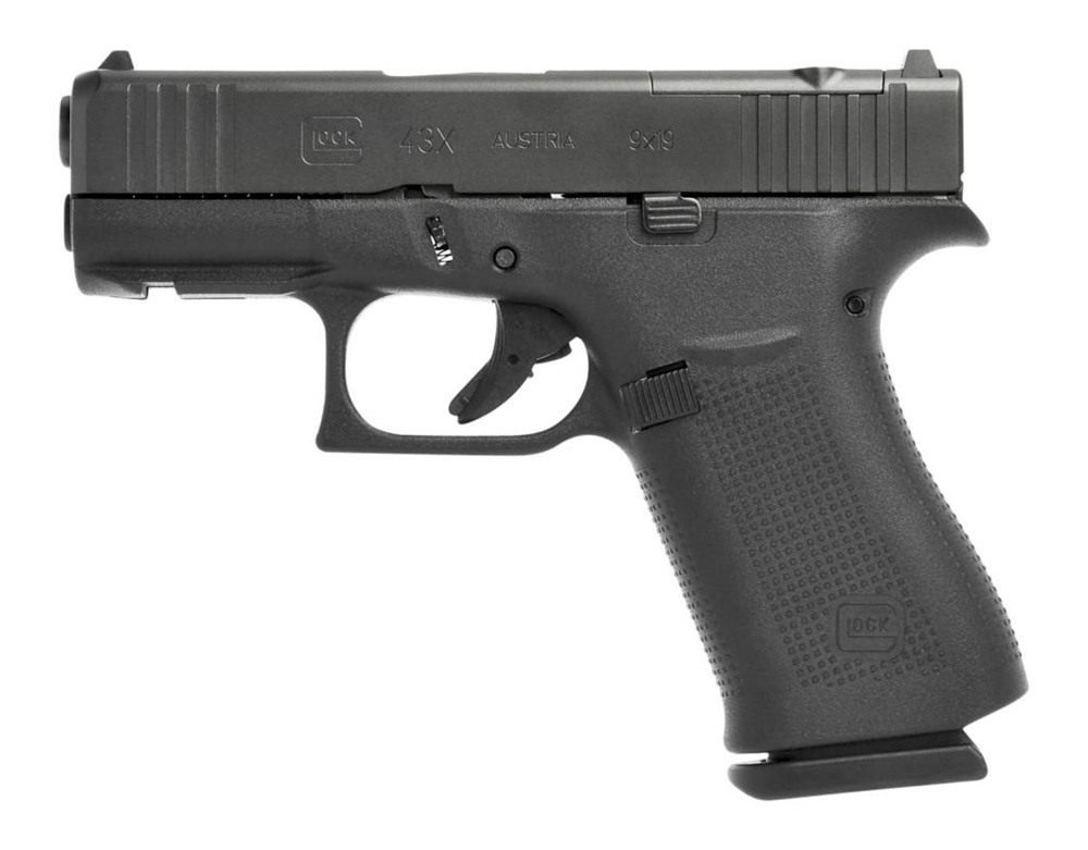 GLOCK UX4350203FRMOS G43X MOS 9mm Luger 15+1 3.41in Black GMB Barrel, Steel view 2
