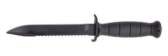 Glock KB17281 Field 7in Fixed Clip Point Plain/Saw Black High Carbon Steel view 2