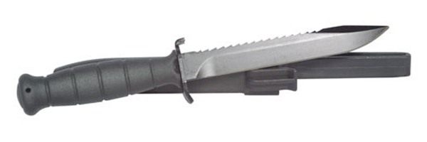 Glock KB17281 Field 7in Fixed Clip Point Plain/Saw Black High Carbon Steel view 3