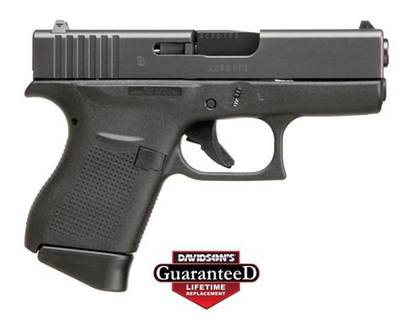 GLOCK UI4350201 G43 Slim Sub-Compact 9mm Luger 6+1 3.41in Black Steel Barre view 3