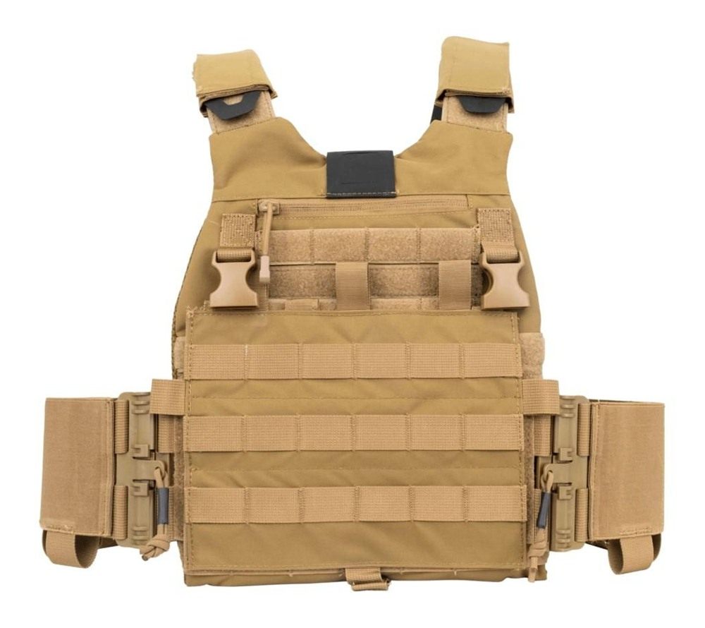 Guard Dog Security Trakr Plate Carrier FDE with Front Placard