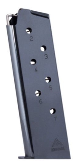 Mec Gar Magazines MGCG4507B 1911 Government 7rd 45 ACP, Blued Carbon Steel view 3