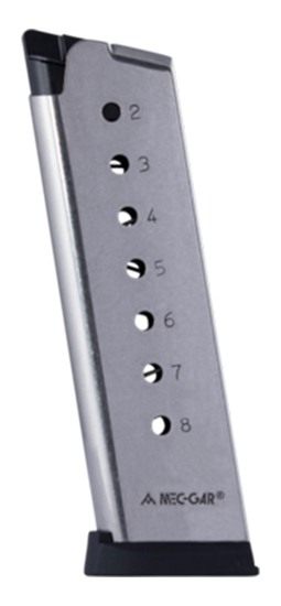 Mec Gar USA 1911 Govt Handgun Magazine with Plastic Removable Buttplate Fol view 3