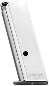Mec Gar Usa Walther PPK/S .380 Magazine Standard Floorplate Nickel 7/rd