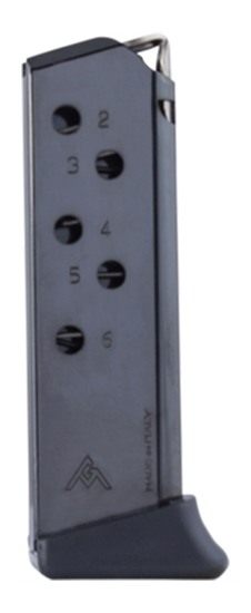 MEC GAR USA Walther PPK Handgun Magazine .380 ACP HT Blued 6/rd view 2