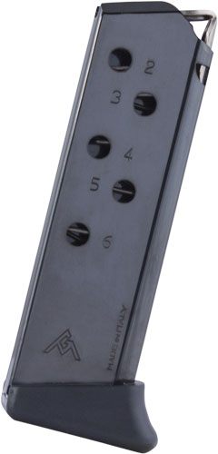 MEC GAR USA Walther PPK Handgun Magazine .380 ACP HT Blued 6/rd view 3