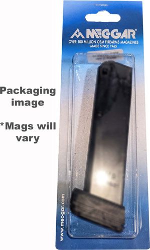 Mec Gar USA Beretta 92FS M9 Magazine 9mm Flush Fit Blued 10/rd