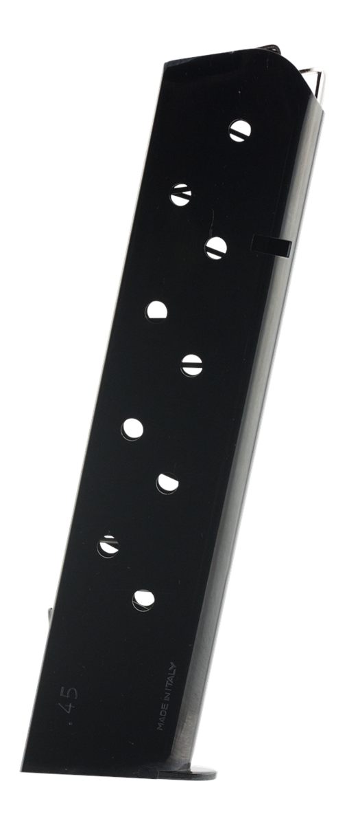 Mec Gar Magazines MGCG4510B Colt Government 10rd 45 ACP, Blued Carbon Steel