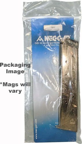 Mec Gar Magazines MGCG4510N Colt Government 10rd Extended 45 ACP, Nickel Ca view 2