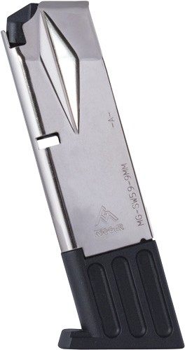 Mec Gar Magazines S W 5900 Series 9MM Luger 10RD Nickel view 2