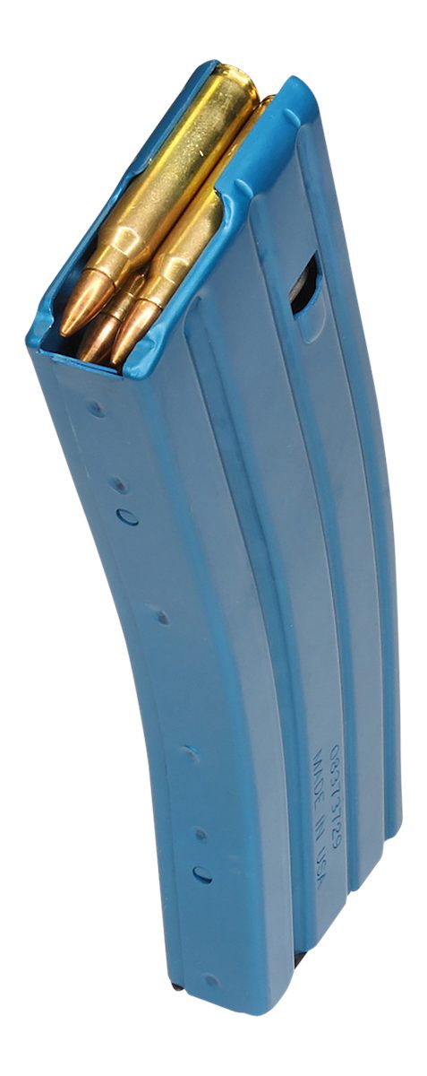 Duramag 2023005175CPD AR-15 Speed 20rd 300 Blackout 223 Cal/5.56mm Blue Alu