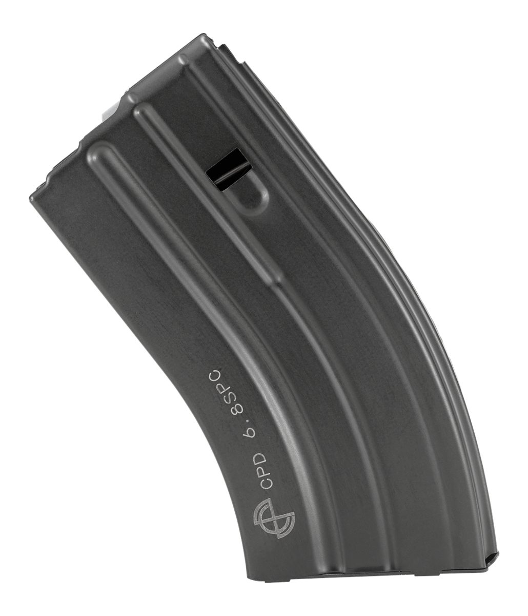 C Products DuraMag 2068041207CPD SS 20rd 22 Nosler/6.8 SPC for AR-15 Black