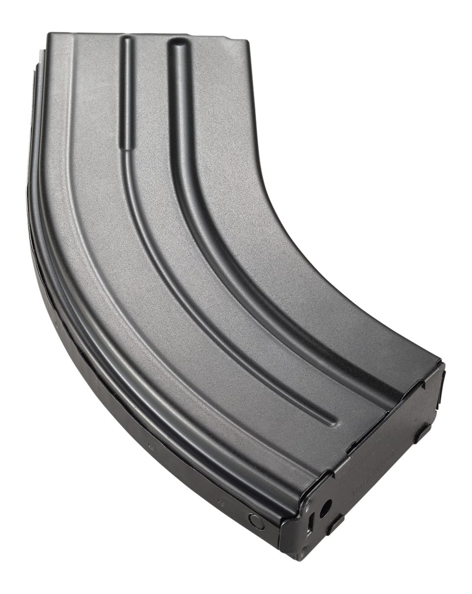 C Products DuraMag 2862041205CPD SS 28rd 7.62x39mm for AR-15 Black w/ Follo