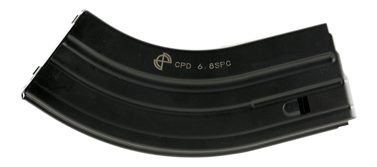 C Products DuraMag 2868041207CPD SS 28rd 22 Nosler/6.8 SPC for AR-15 Black