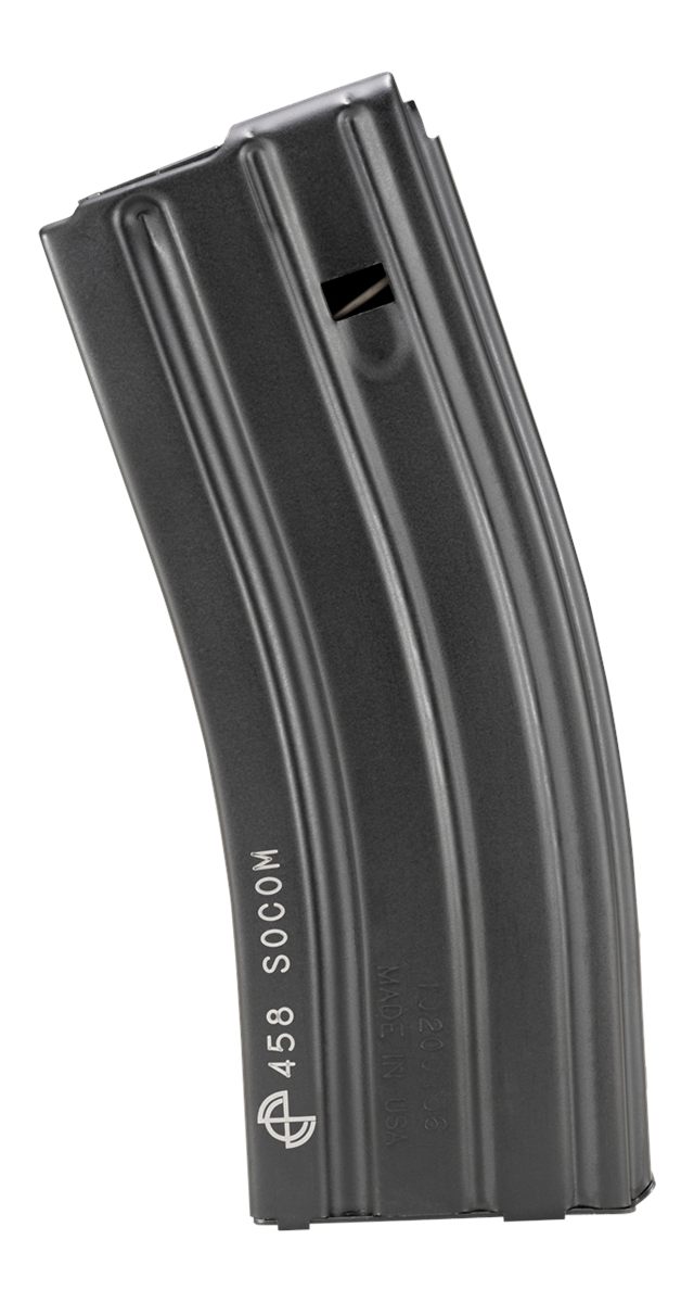 C Products DuraMag 1058041175CPD SS 10rd 458 Socom for AR-15 Black w/ Follo