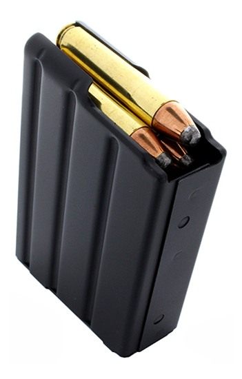 C Products DuraMag 2035041178CPD SS 20rd 350 Legend for AR-15 Black w/ Oran view 2