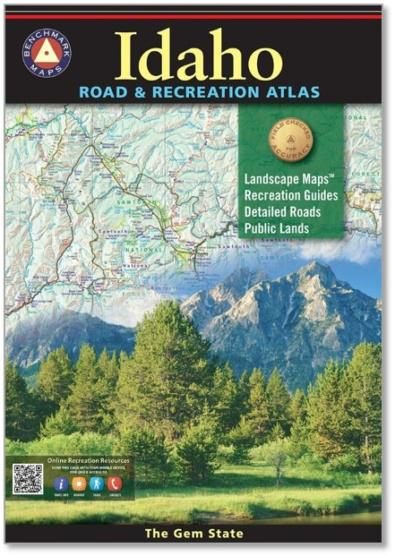 Benchmark Maps Idaho Road Recreation Atlas - 7th Edition, 2022 (Benchmark [