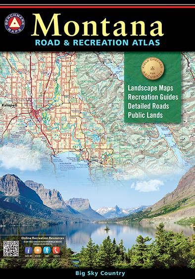 Benchmark Maps Montana Road and Recreation Atlas - 6th Edition, 2024 (Bench