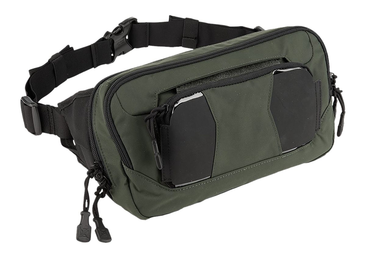 Vertx VTX5228RDGN Socp Tactical Fanny Pack Rudder Green Mesh Pockets 17in L