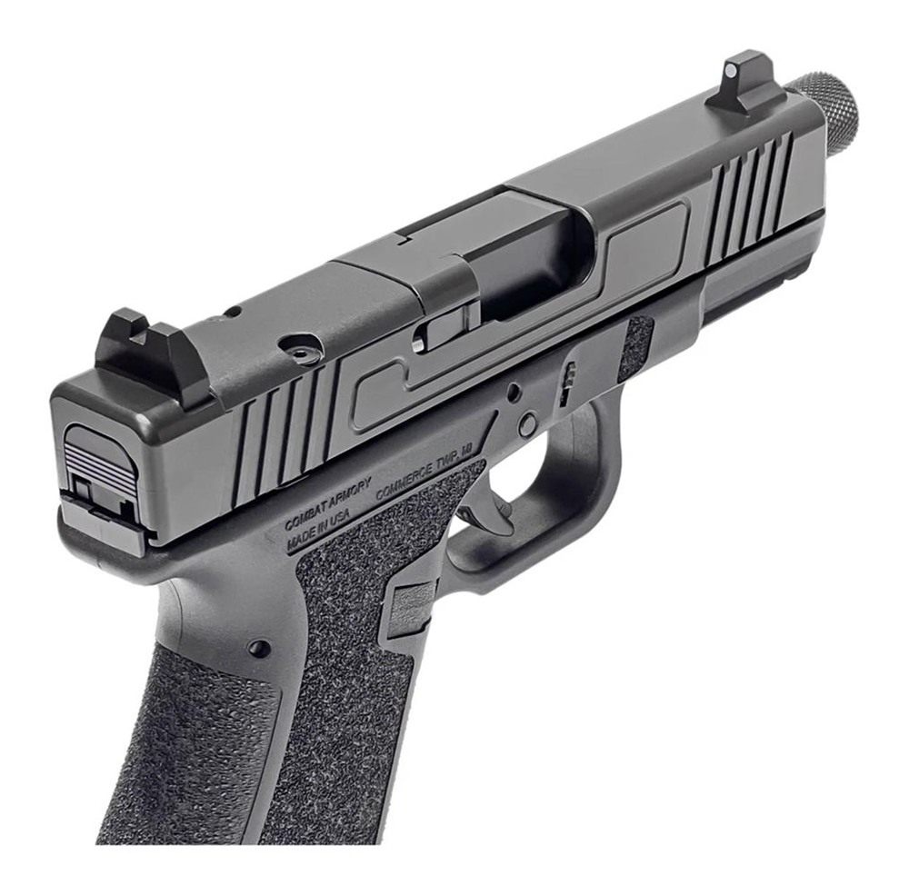 Combat Armory CA19 OR Handgun 9mm Luger 15rd Magazine 4.49in Threaded Barre