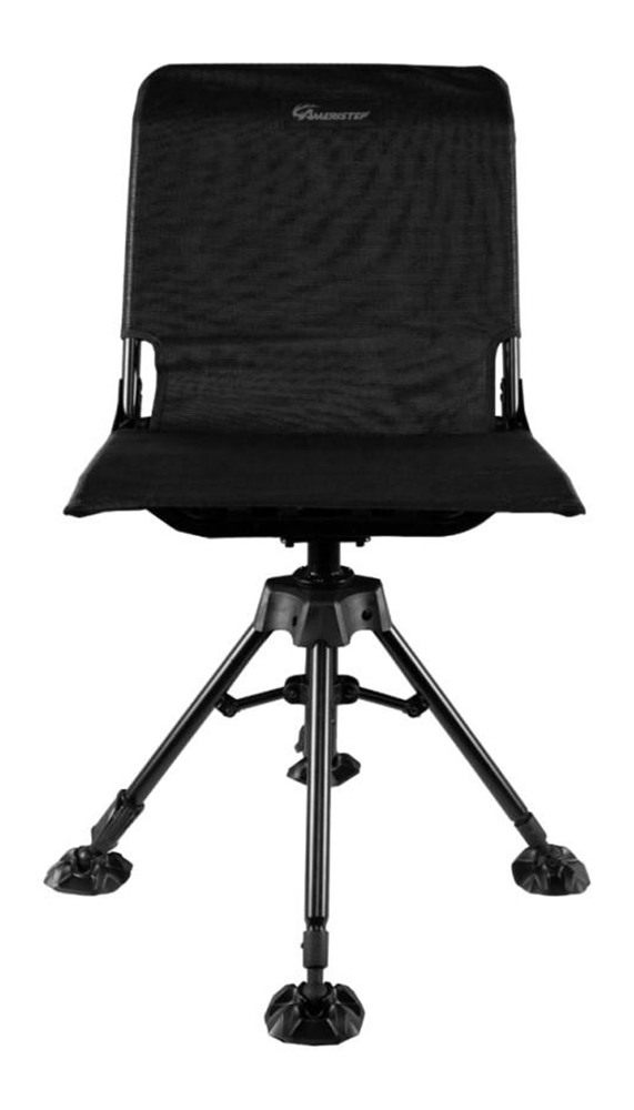 Evolved Ingenuity Ameristep 360 Silent Swivel Blind Chair Black view 3