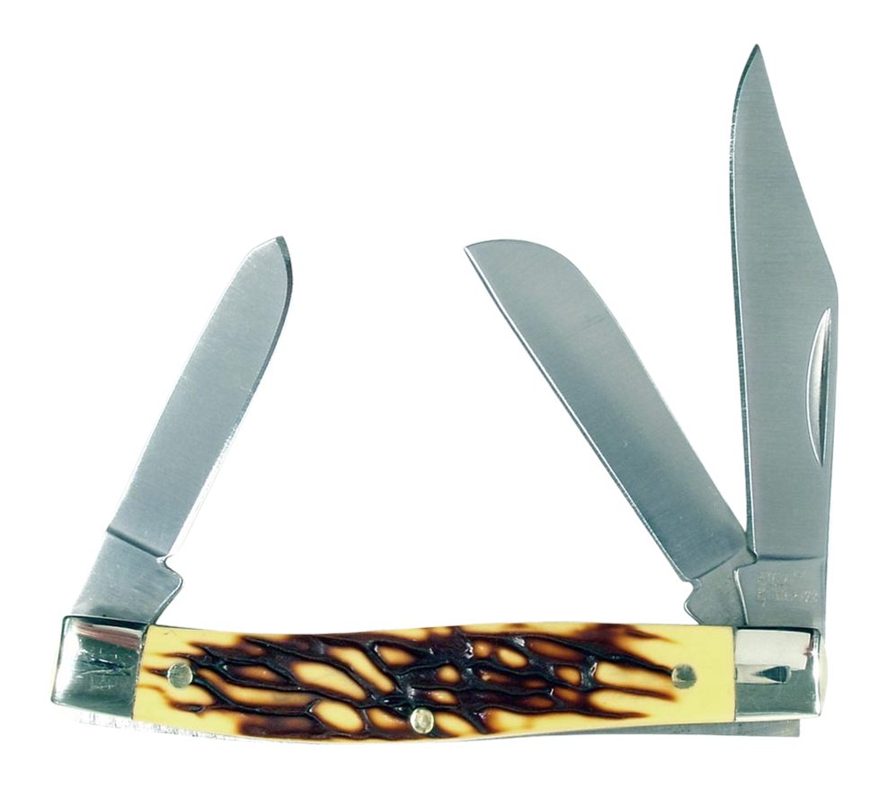 Ruko Folder 3.5in Simulated Deer Horn Handle Clamshell