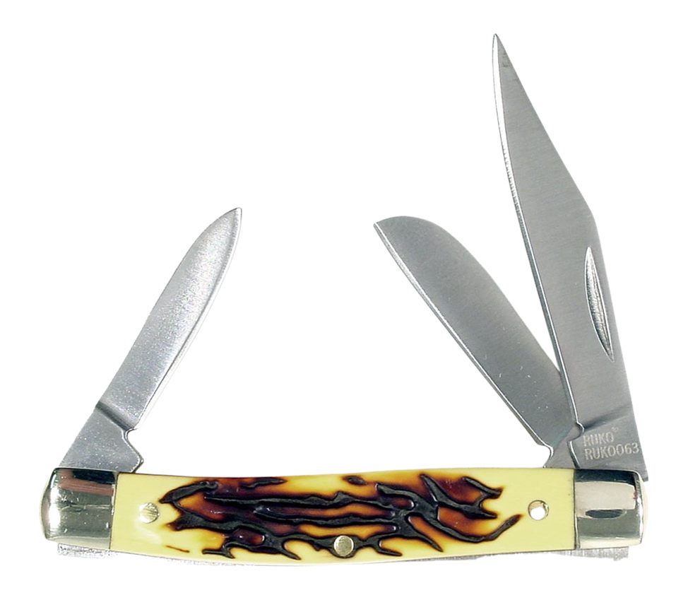Rynoblade Knives Ruko RUK0063-CS 440A 2-3/4inDEER Horn Folding