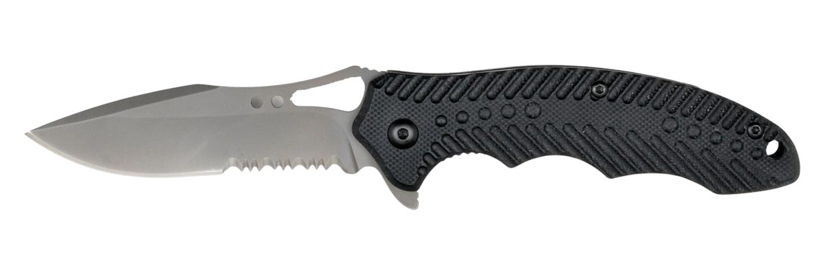 Rynoblade Knives Ruko RUK0173S TIN 3/4inSERRATED Folding G10