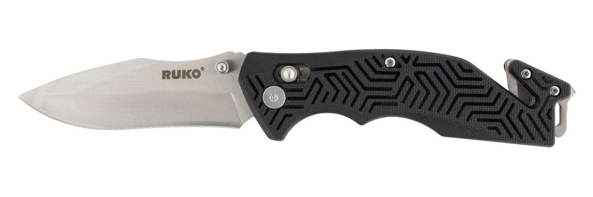 Rynoblade Knives Ruko RUK0188BK 420A 3.5inRESCUE GFR Folding