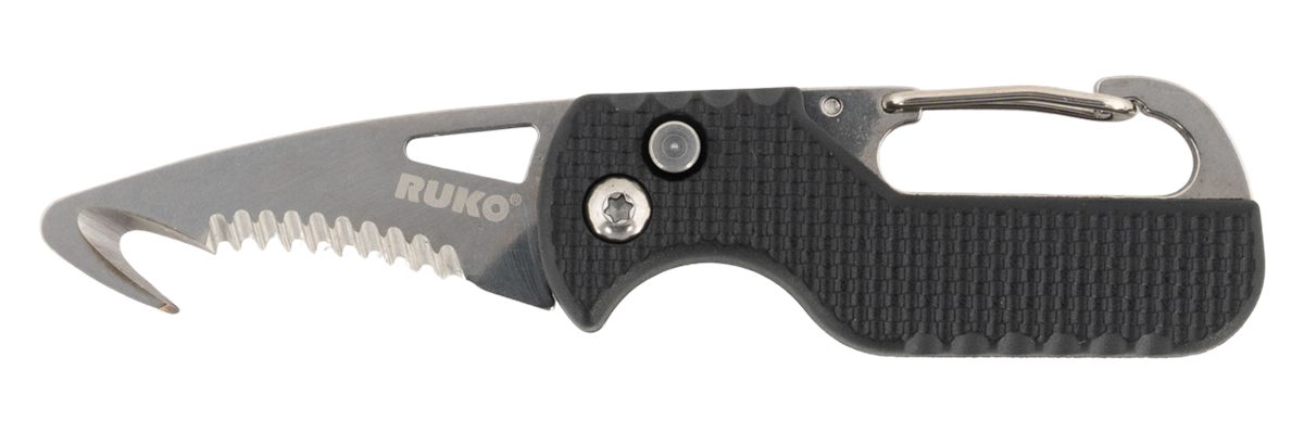 Rynoblade Knives Ruko Ruk0194bk Rescue 1.75' Blk Gfr Folding