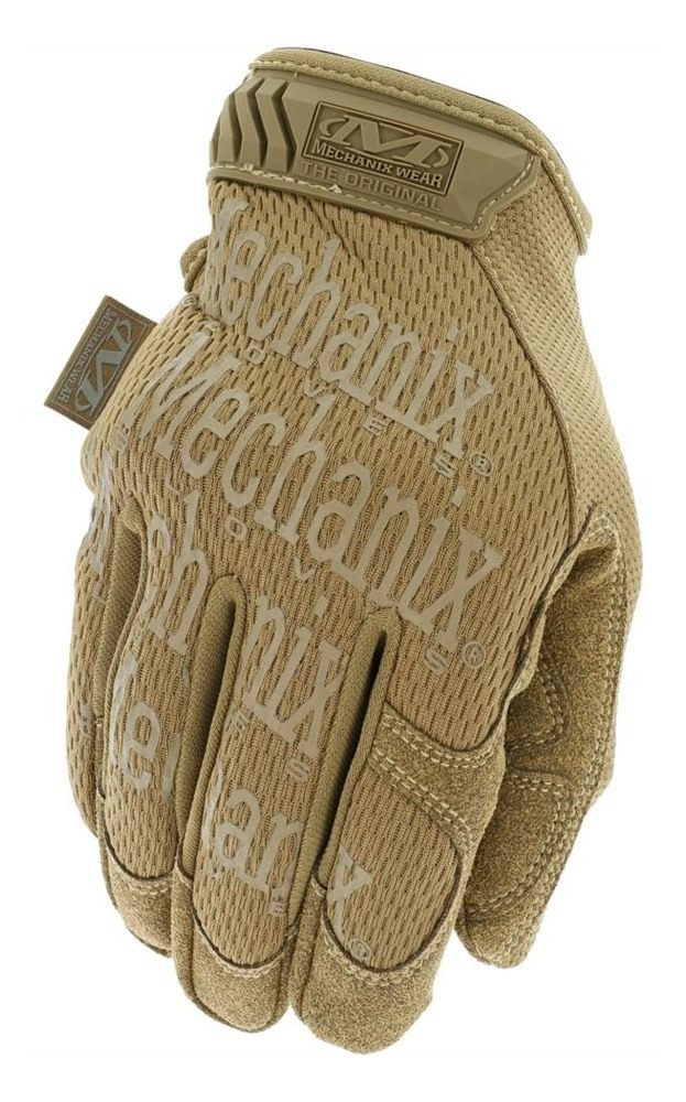 Mechanix Wear MG72011 Original Coyote Synthetic Leather XL Velcro Closure view 3