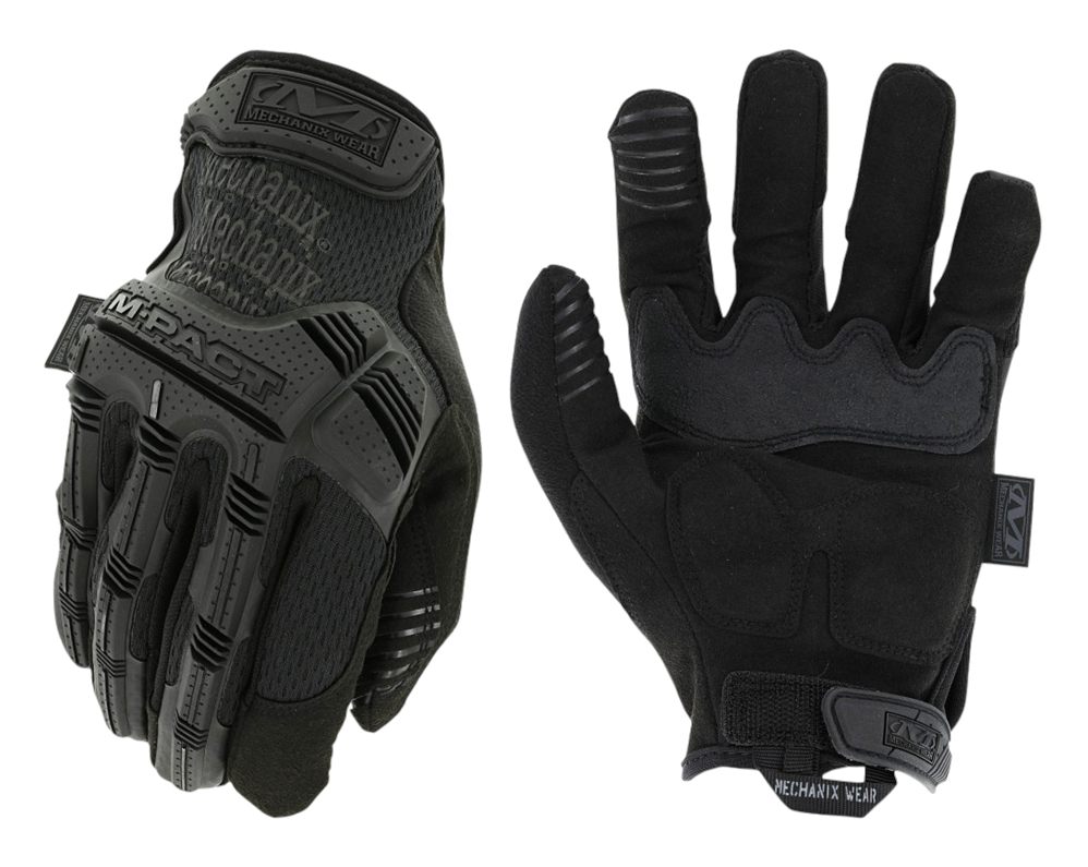 Mechanix Wear MPT-55-009 M-Pact Covert Black Synthetic Leather/Armortex Med