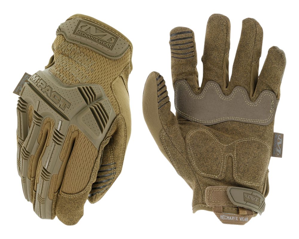 Mechanix Wear MPT72008 M-Pact Coyote Synthetic Leather Small TPR Closure