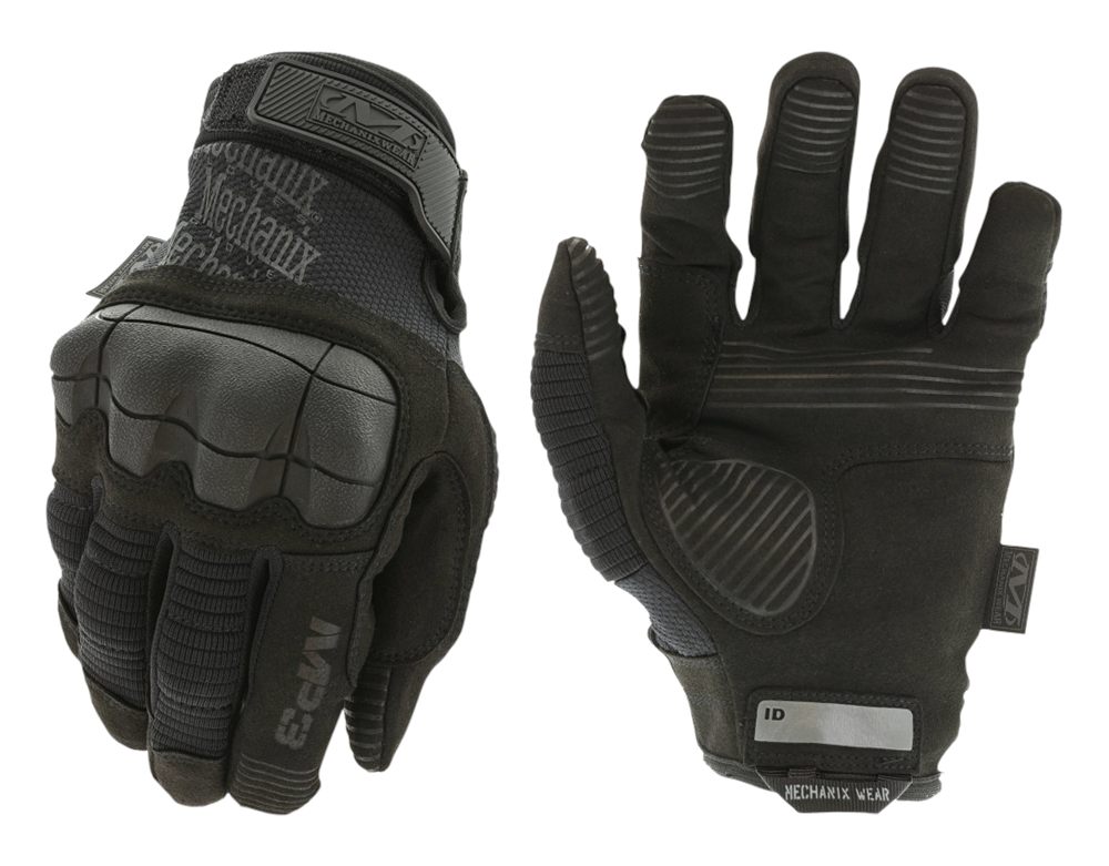 Mechanix Wear MP355012 M-Pact 3 Black Synthetic Leather 2XL Velcro Closure