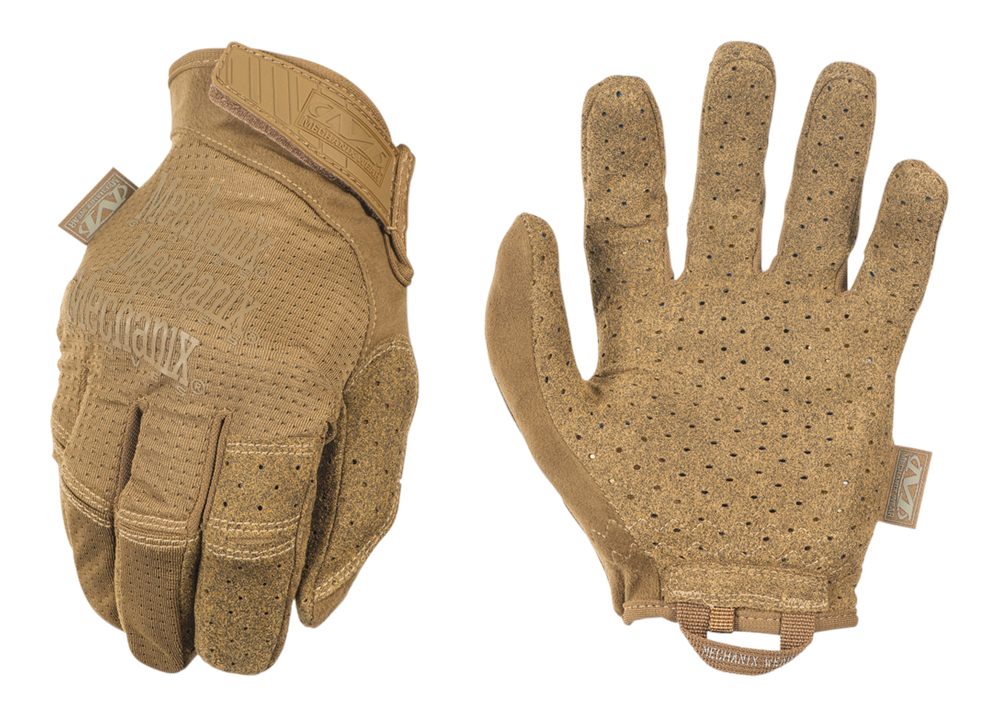 Mechanix Wear MSV72009 Specialty Vent Coyote Synthetic Leather Medium Hook