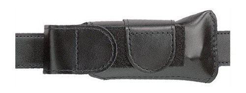 Safariland 123832 Horizontal Mag Pouch Single Leather Hook Loop Compatible