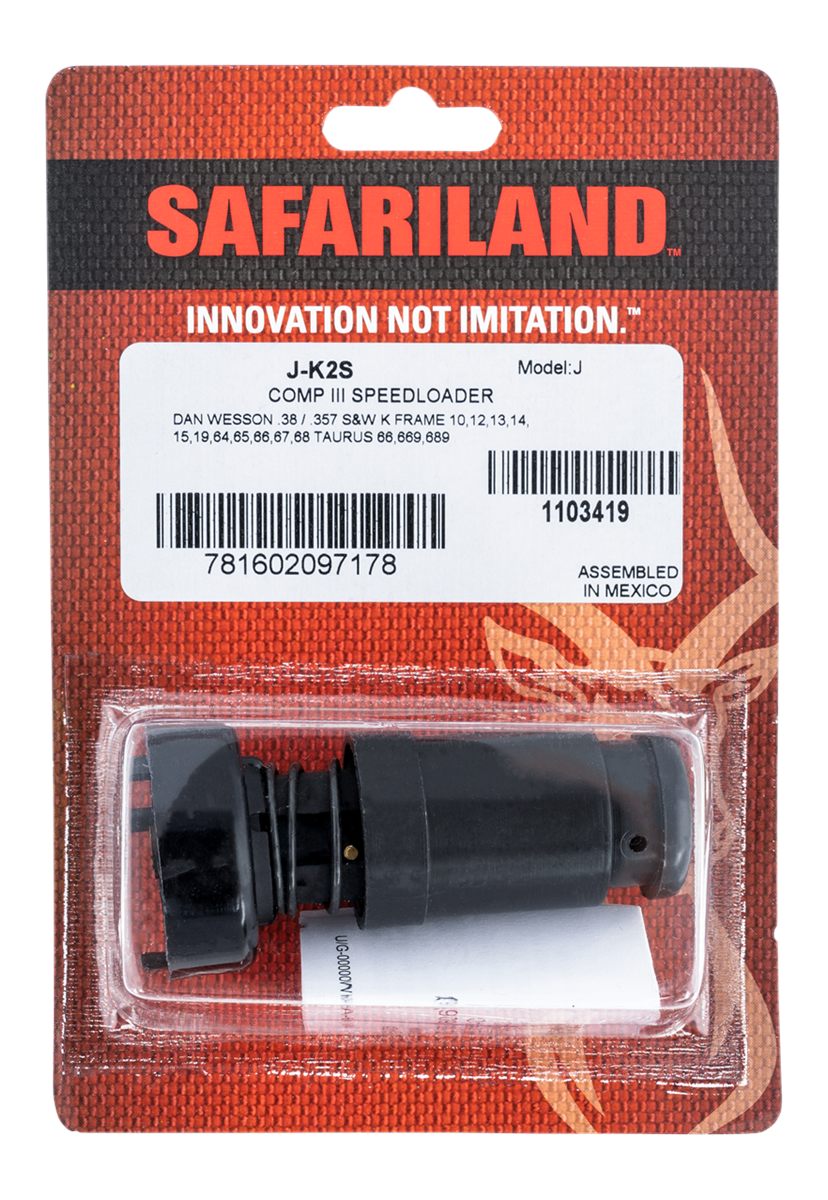 Safariland JK2S Comp III Speedloader 38 Special/357 Mag 6rd Dan Wesson/S W