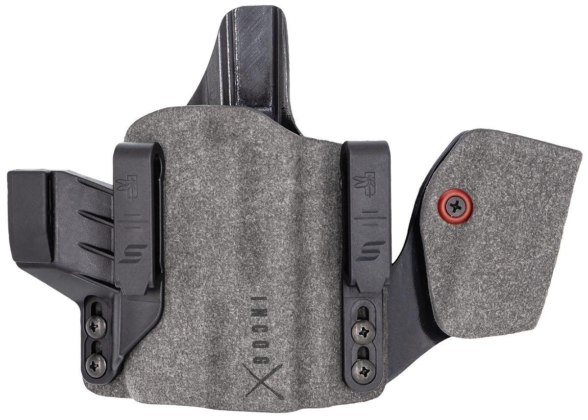 Safariland INCOG0835A0CX261MC IWB Gray Cordura w/Mag Caddy, Fits Glock 17 1