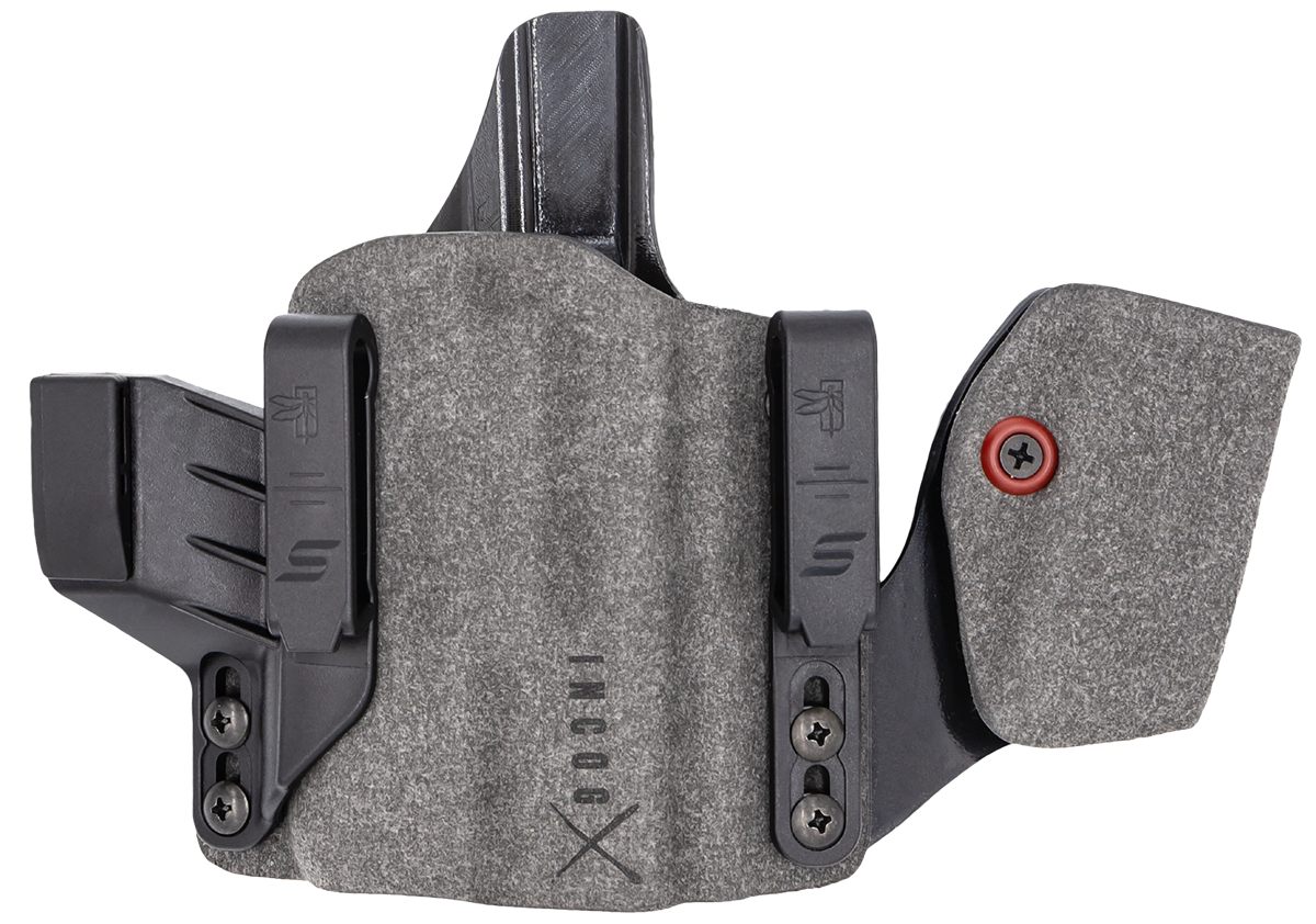 Safariland INCOG0895A0CX261MC X IWB Gray Cordura w/Mag Caddy, Fits Glock 43