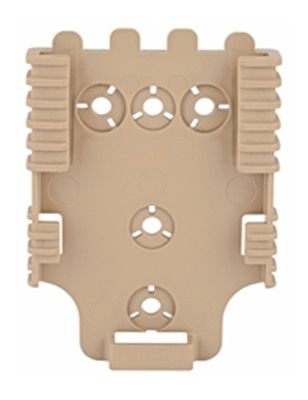 Safariland SL 6004 QLS Rcvr Plate FDE
