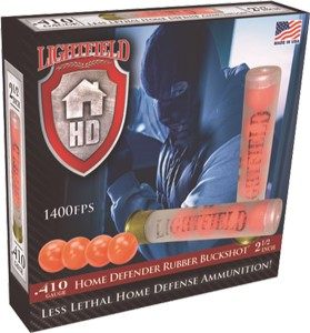 Lightfield 410 2.5in Rubber Buck 4 Pellet 5RD 10BX/CS